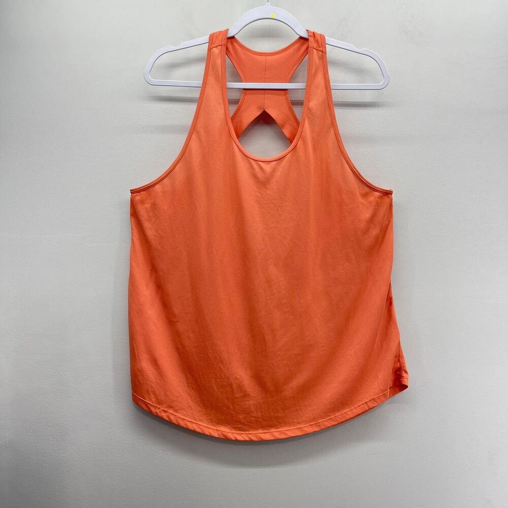 Zyia Active Vented Racerback Tank Top Womens XXXL (Fits XL) Morning Sun Orange